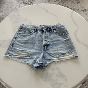 PacSun vintage high rise denim shorts
